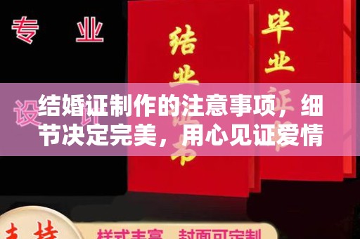彭州结婚证制作的注意事项，细节决定完美，用心见证爱情
